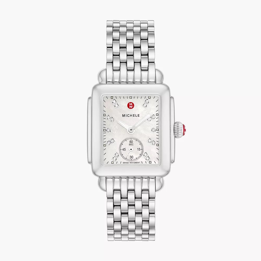 Michele SilverTone Luxury Timepiece Michele SilverTone Luxury Timepiece